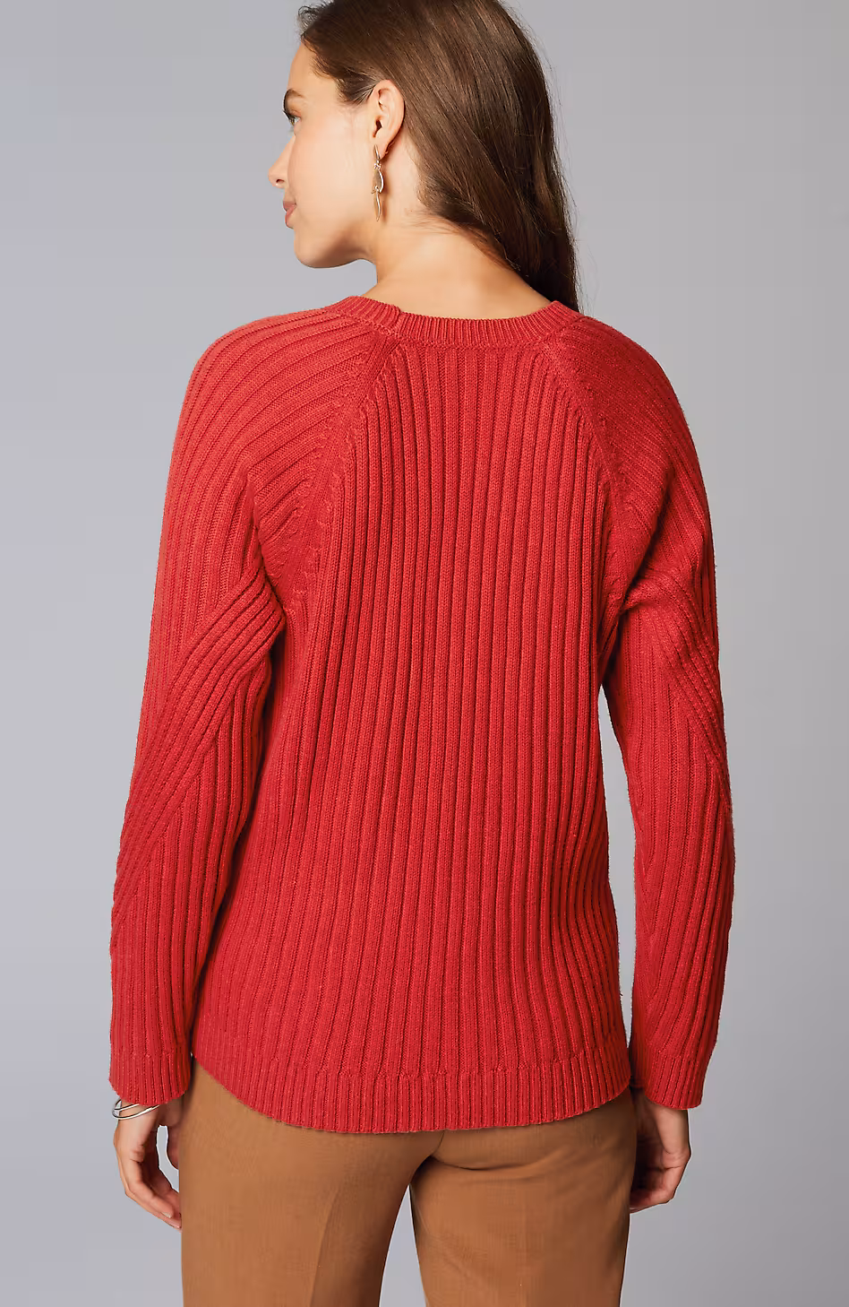 Placed-Cable Sweater