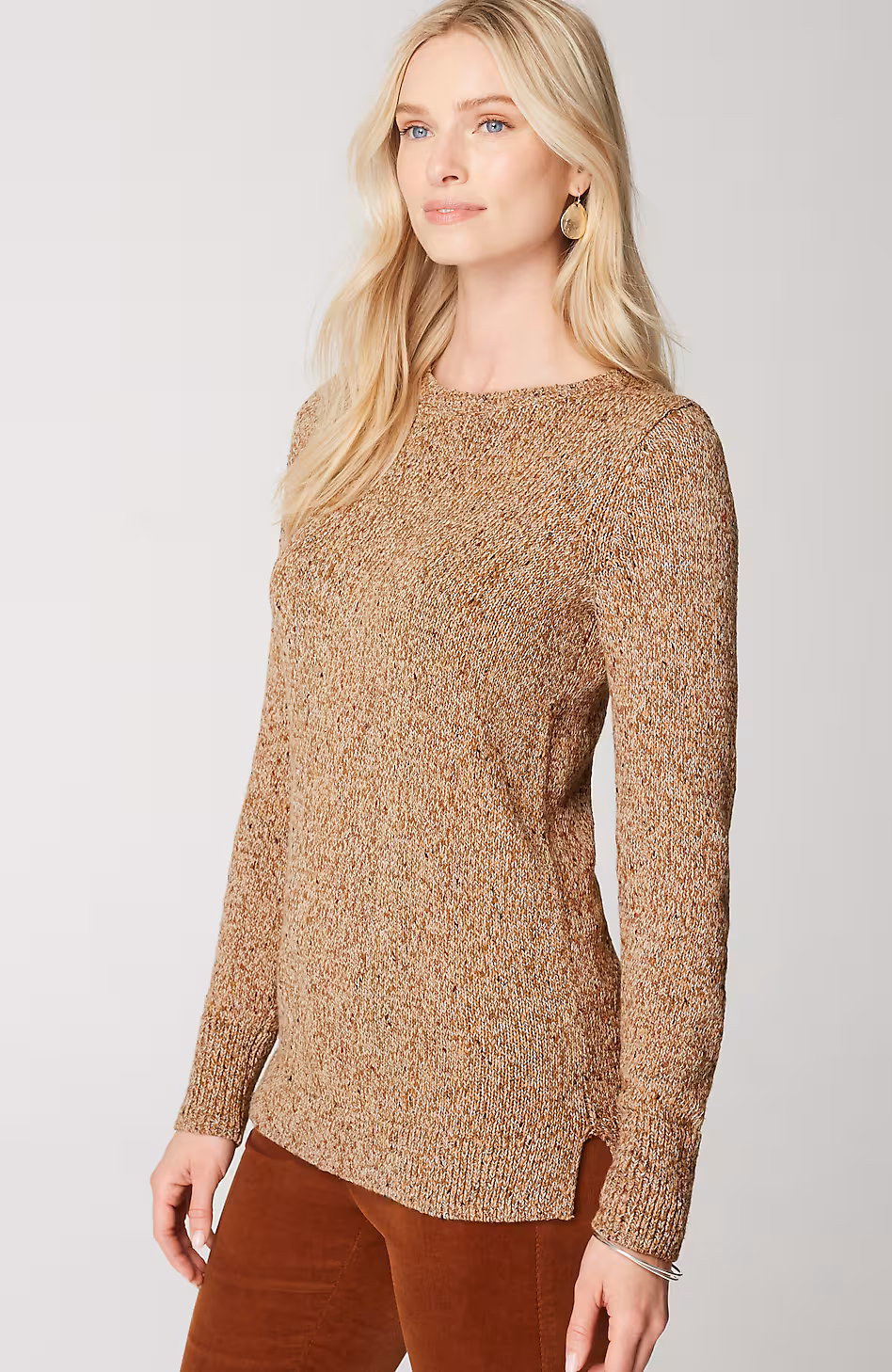 Tweed Pullover Sweater