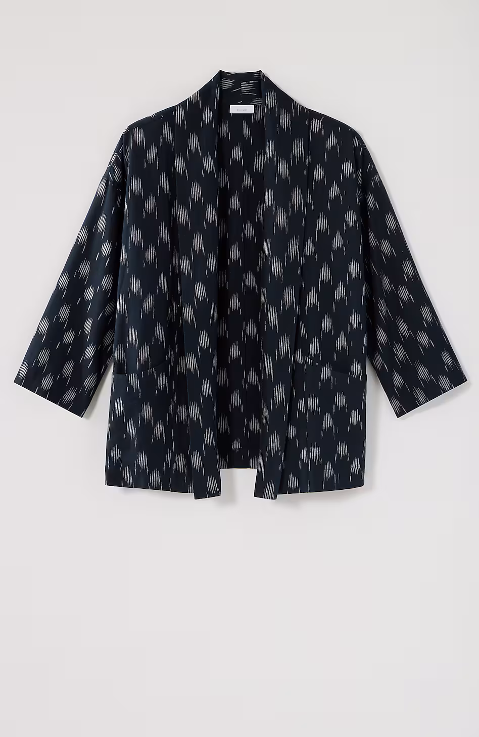 Pure Jill Ikat Open-Front Jacket