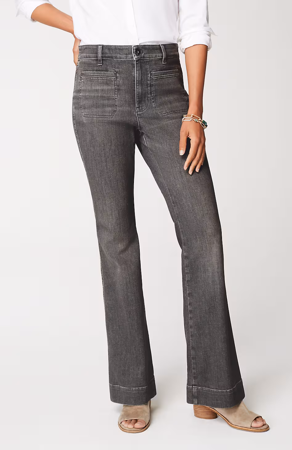 High-Rise Flare Jeans
