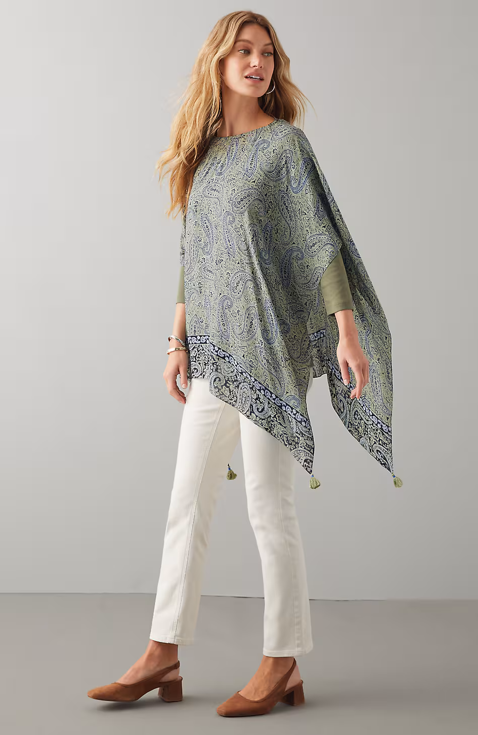 Soft Printed Poncho
