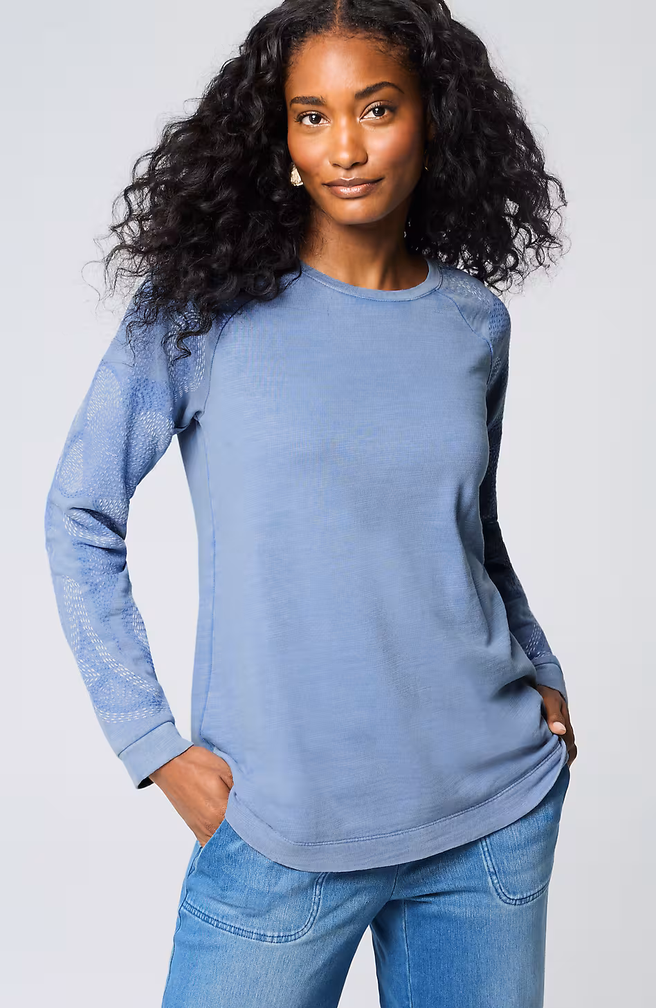 Pure Jill Organically Grown Cotton Sweatshirt