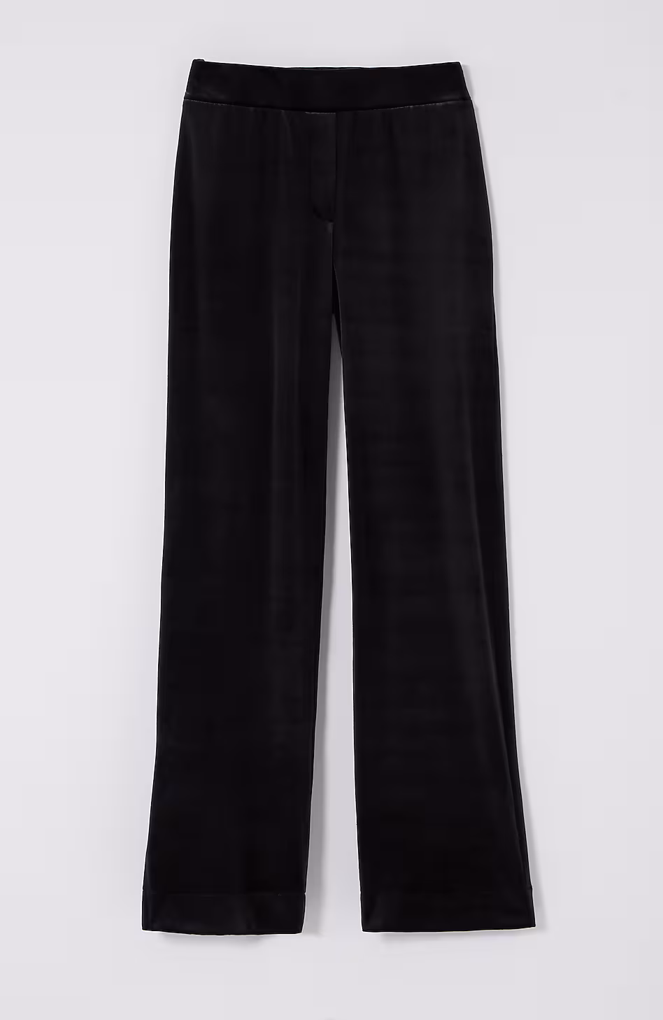 Wearever Velvet-Knit Straight-Leg Trousers