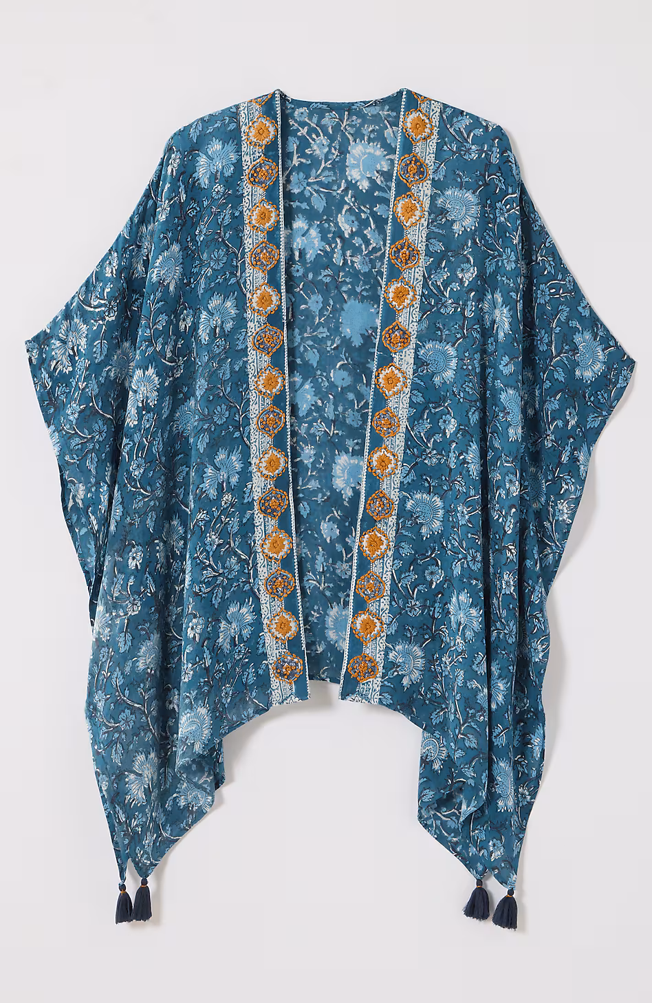 Artisanal Embroidered Ruana