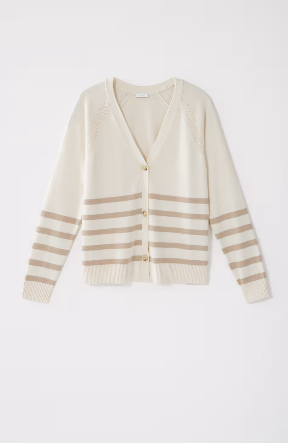 Rib-Textured Cardi