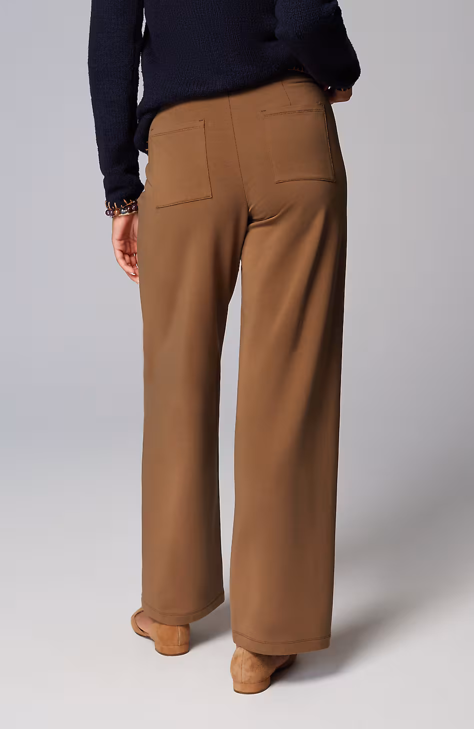 Pure Jill Affinity Pull-On Wide-Leg Pants