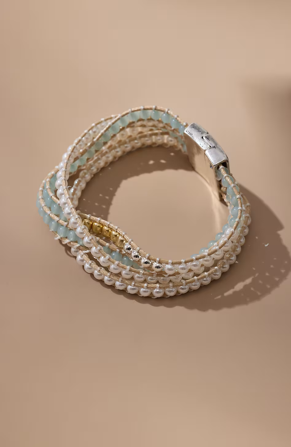 Stacked Beaded Bracelet
