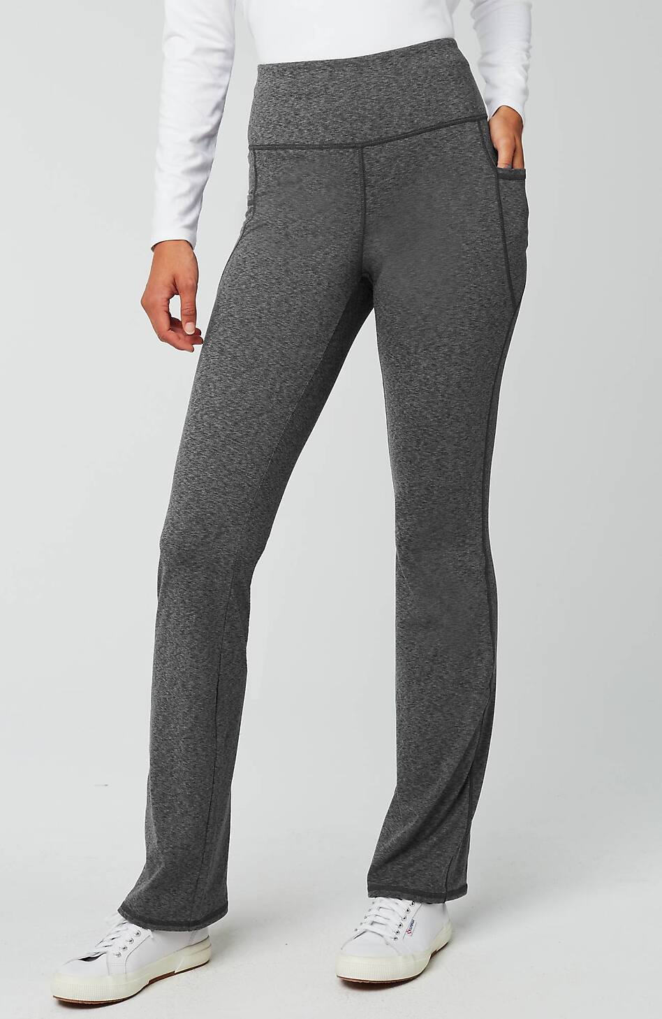 Fit Performance High-Rise Boot-Cut Pants