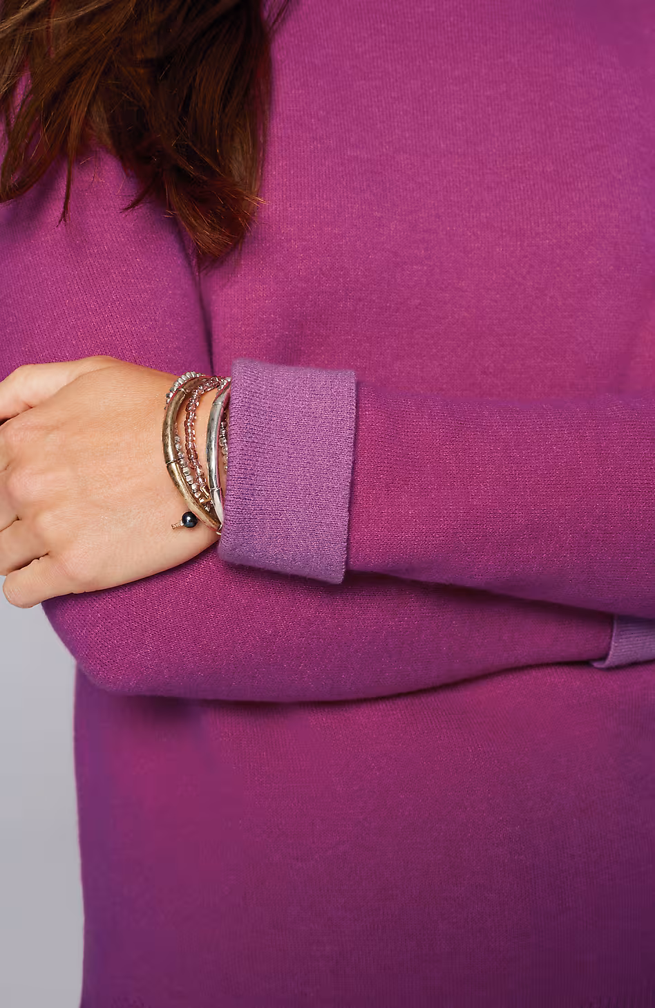 Majestic Funnel-Neck Sweater