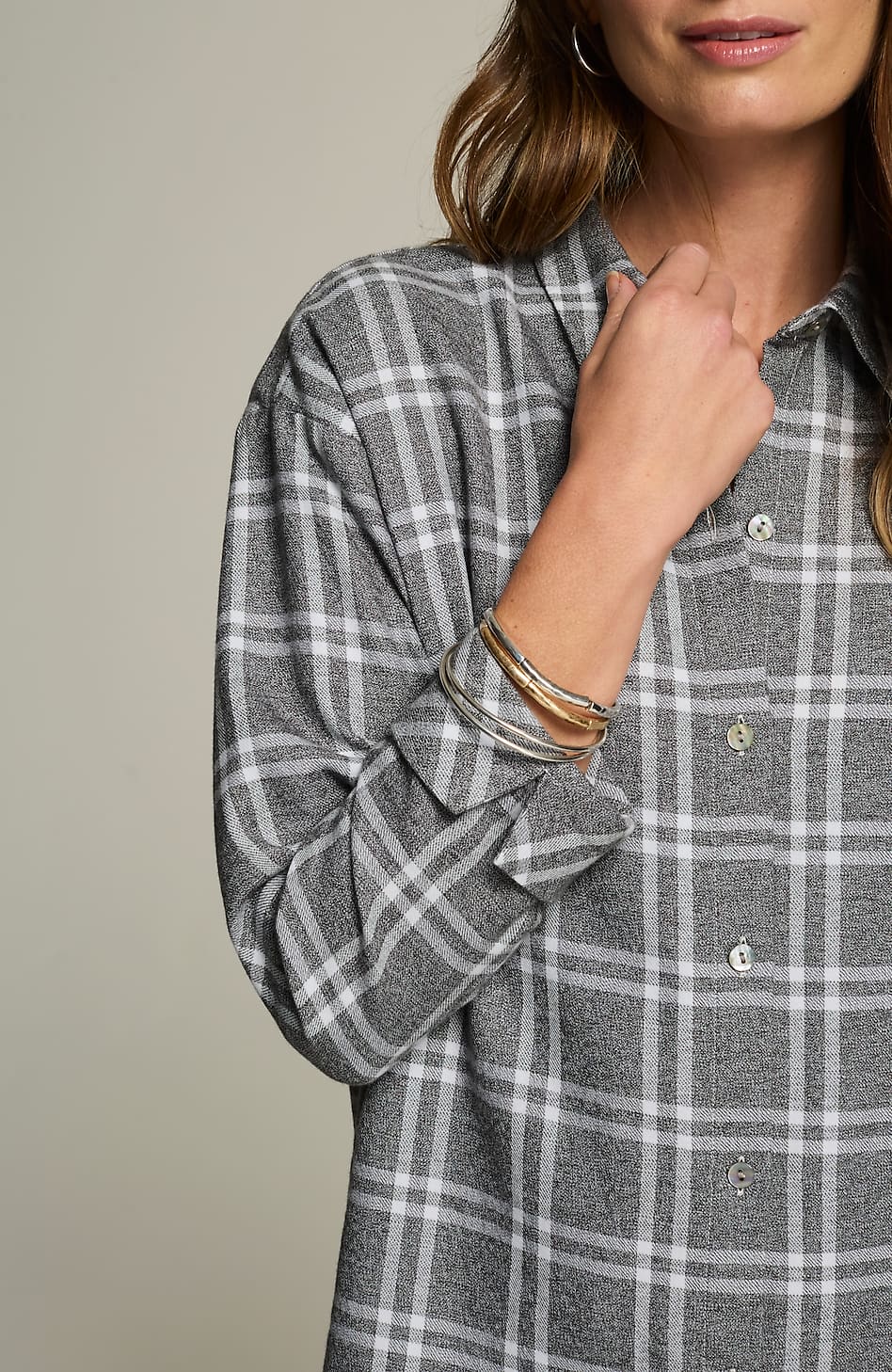 Cozy Plaid Tunic