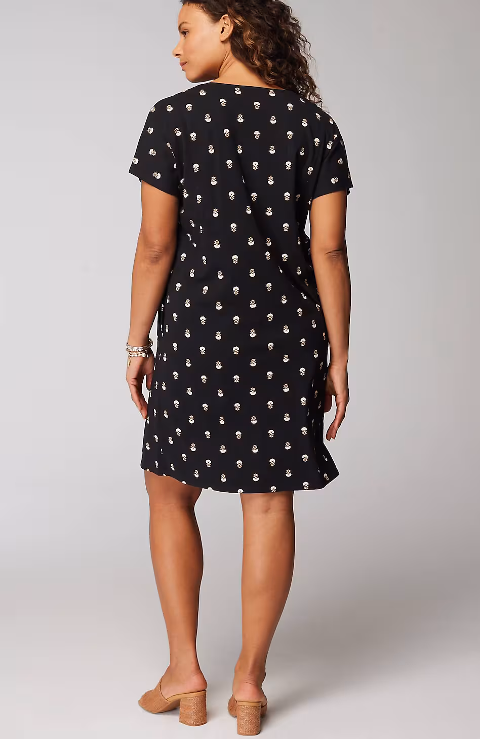 Pure Jill Soft-V-Neck T-Shirt Dress