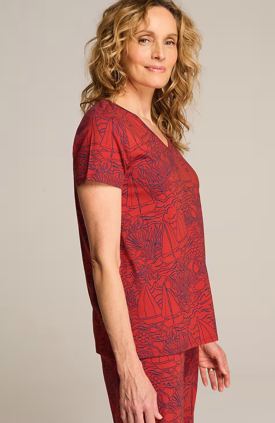 Sleep Ultrasoft V-Neck Tee