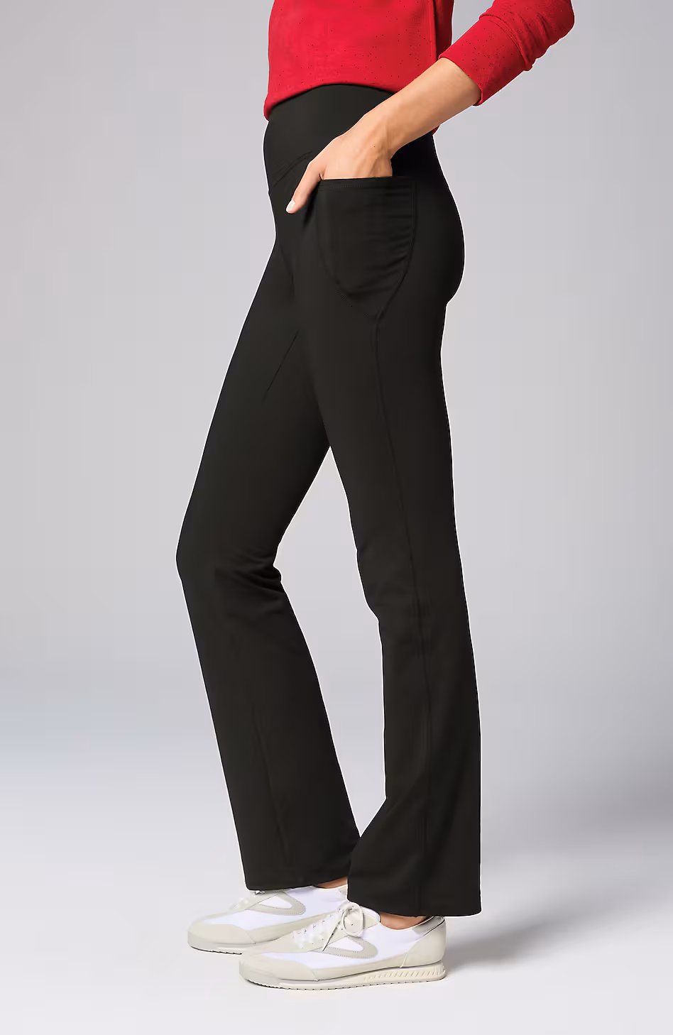Fit Performance High-Rise Boot-Cut Pants
