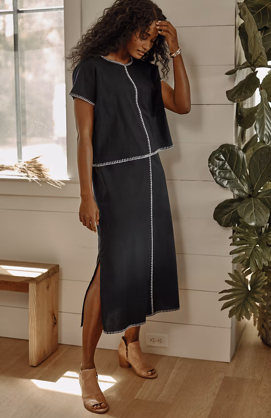 Pure Jill Two-Piece Maxi Dress