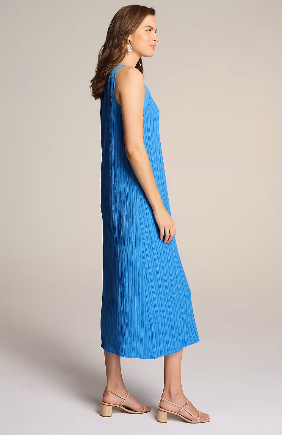 Wearever Crinkle-Textured Maxi Dress