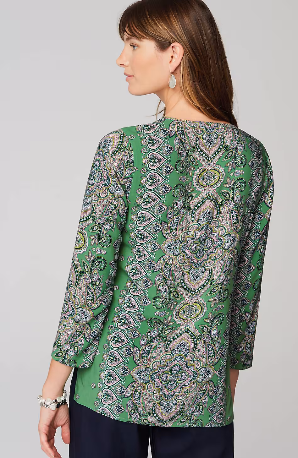Placed-Paisley Top