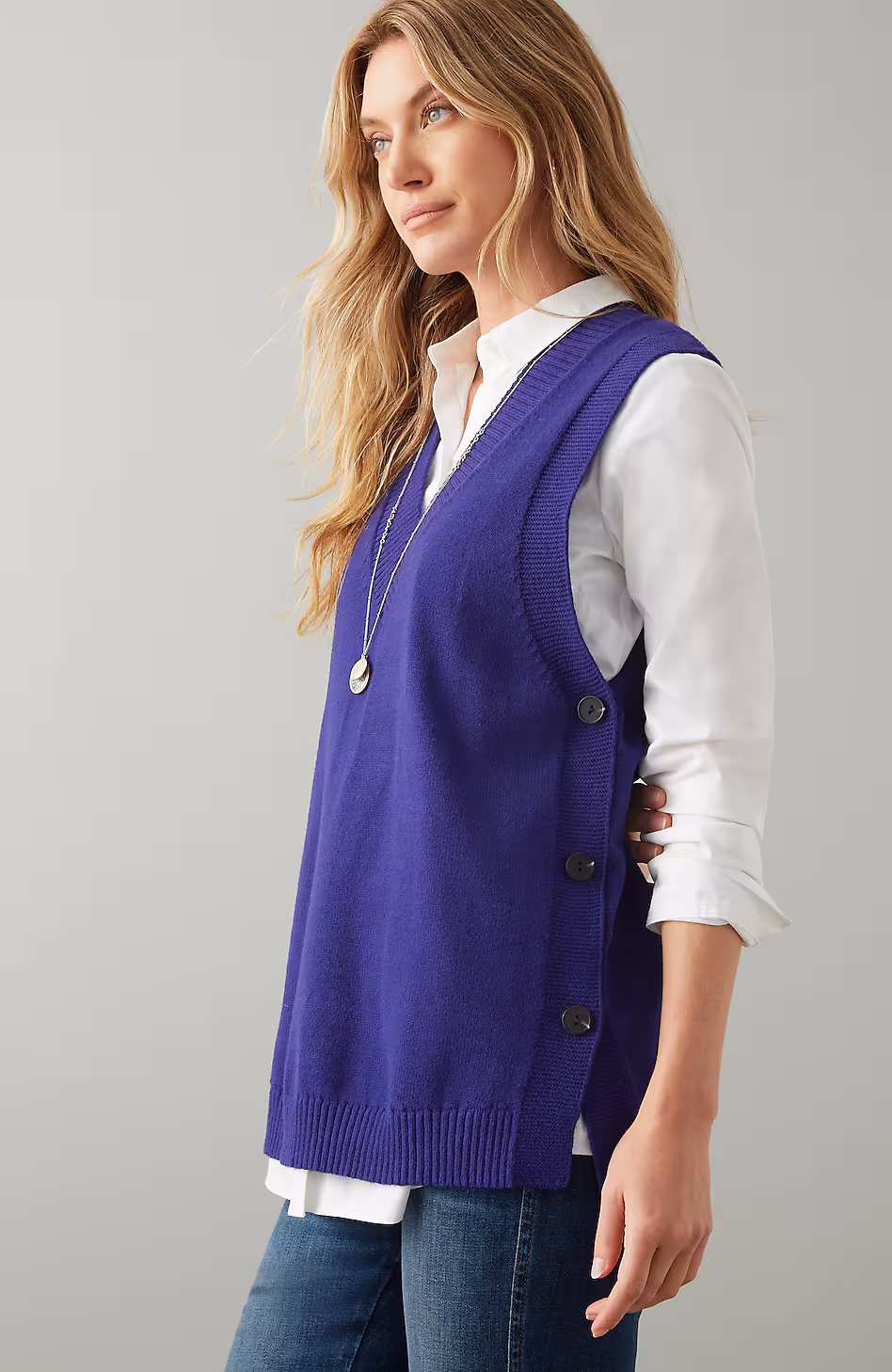 Side-Button Vest