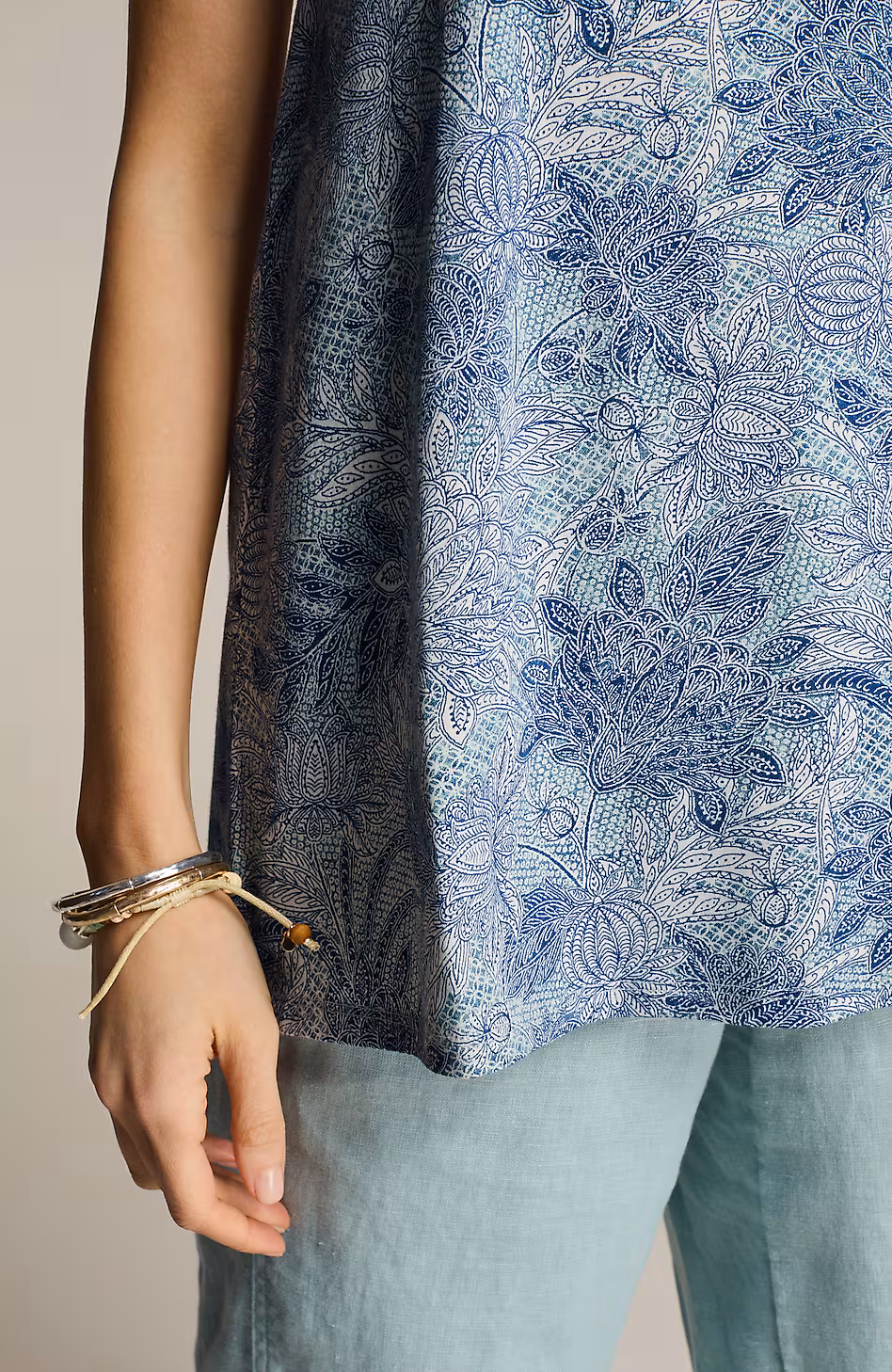 Pure Jill Scoop-Neck Elliptical Tee