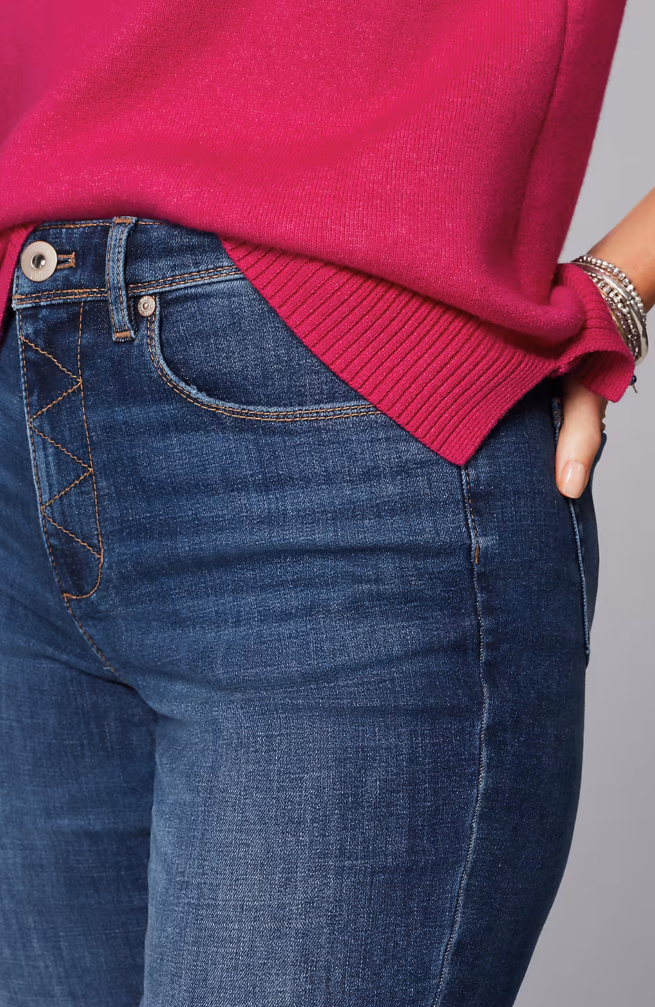 Curvy-Fit Straight-Leg Jeans