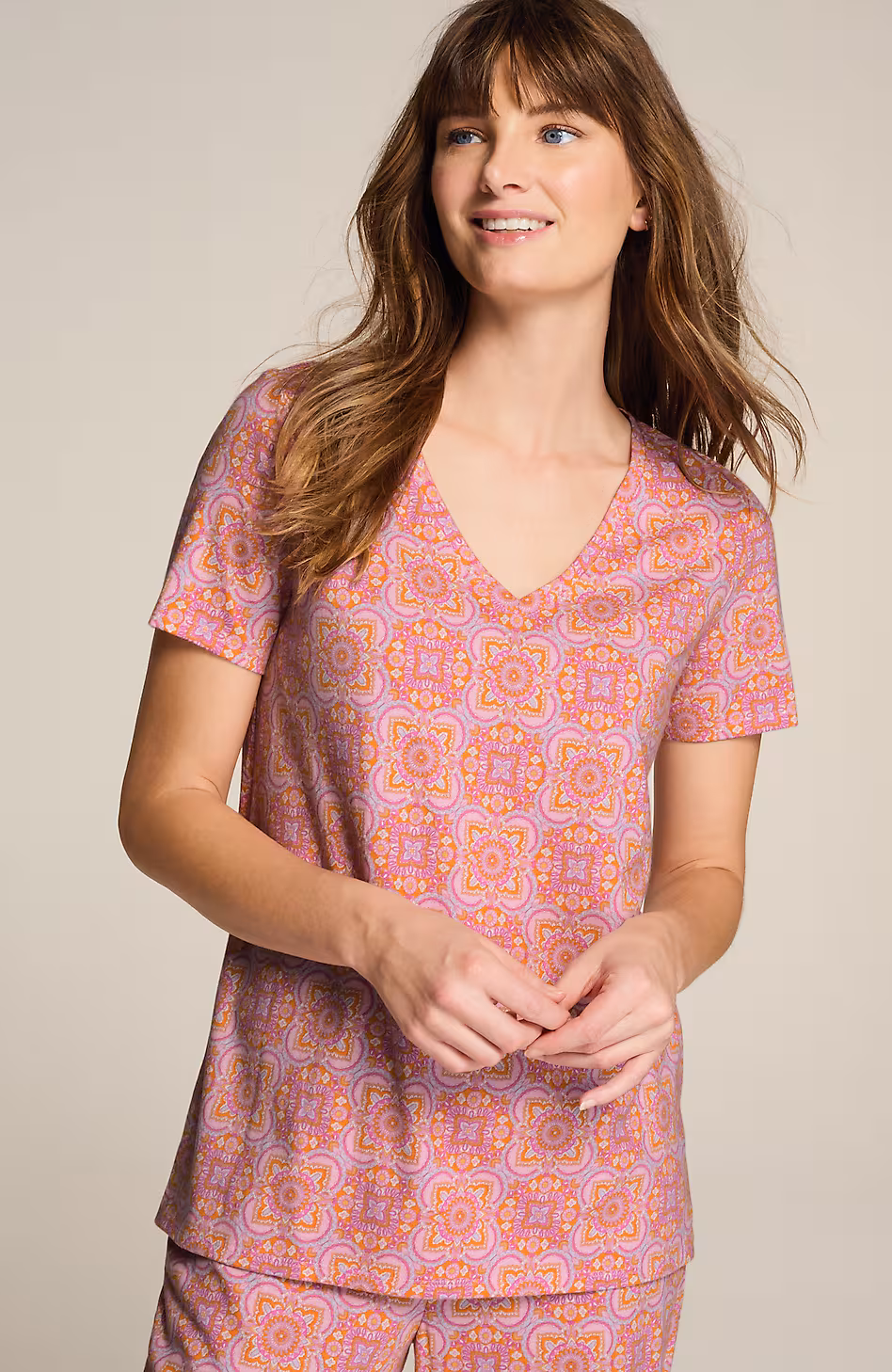 Sleep Ultrasoft V-Neck Tee