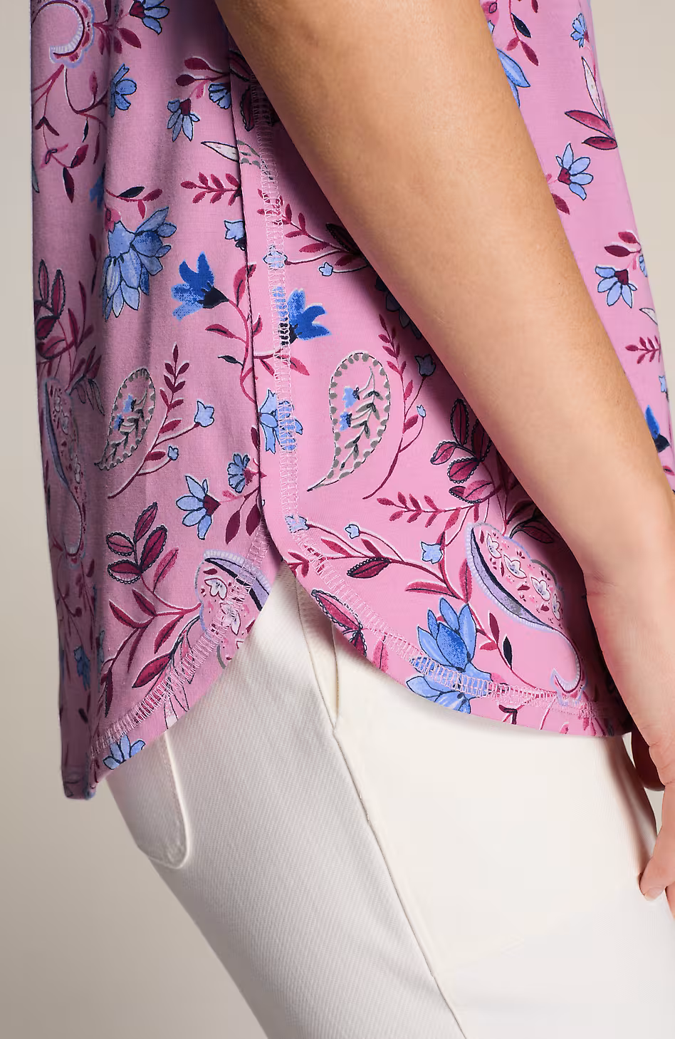 Fit Progress Shirttail Tee