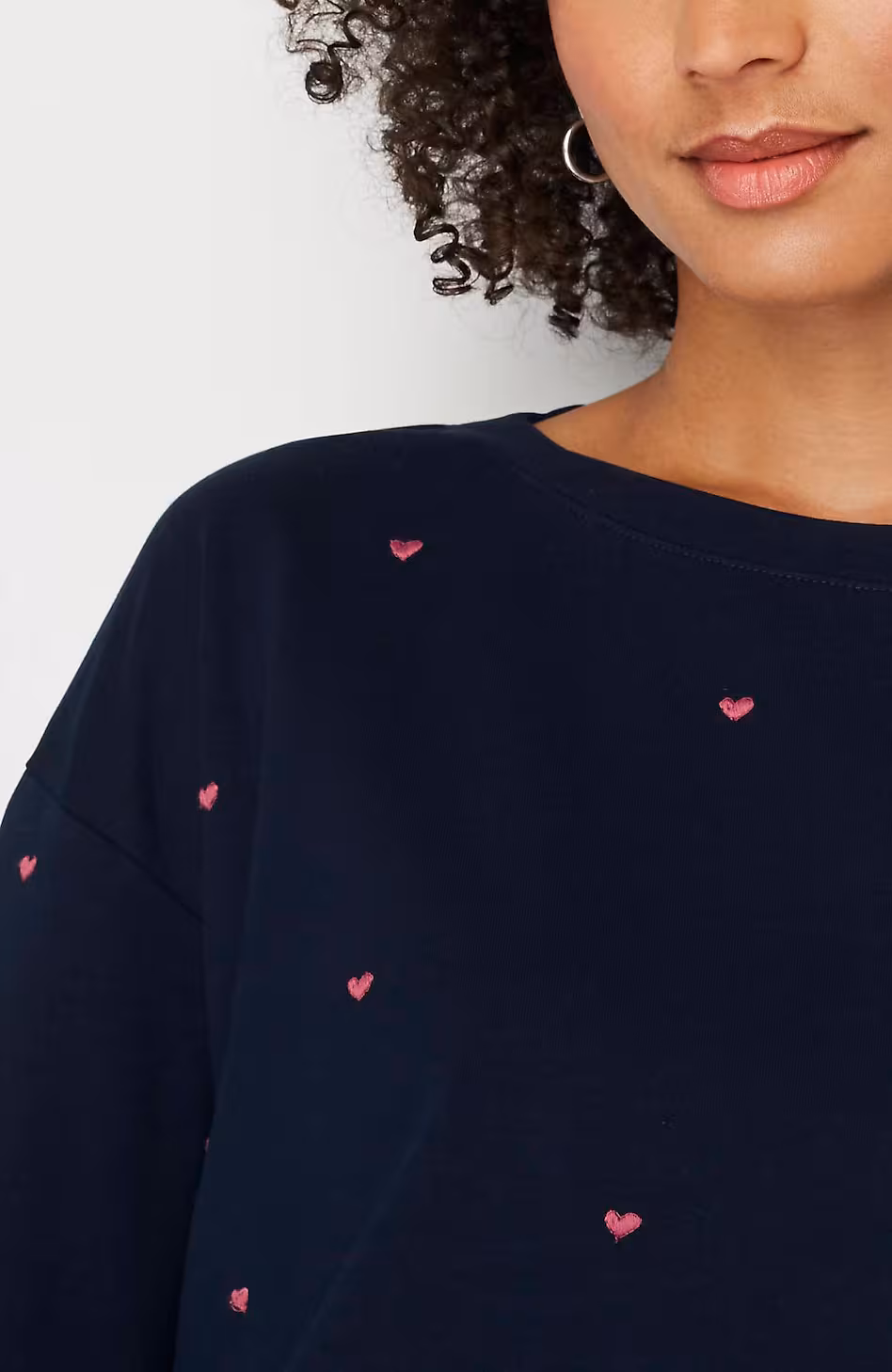 More Love Embroidered Sweatshirt