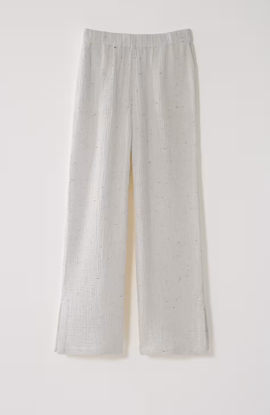 Pure Jill Textured Cotton-Gauze Pants