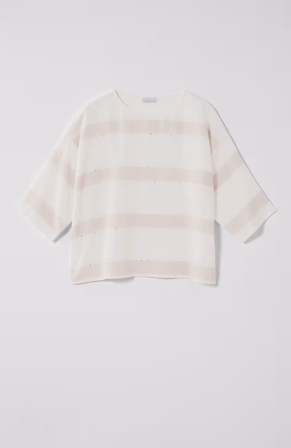 Pure Jill Sequin-Striped Top