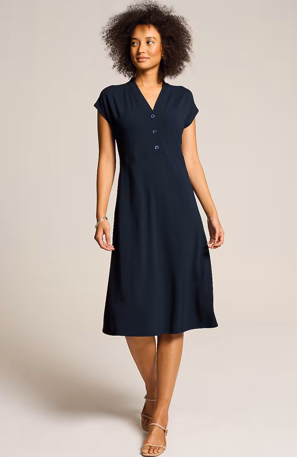Wearever Dolman-Sleeve V-Neck Dress