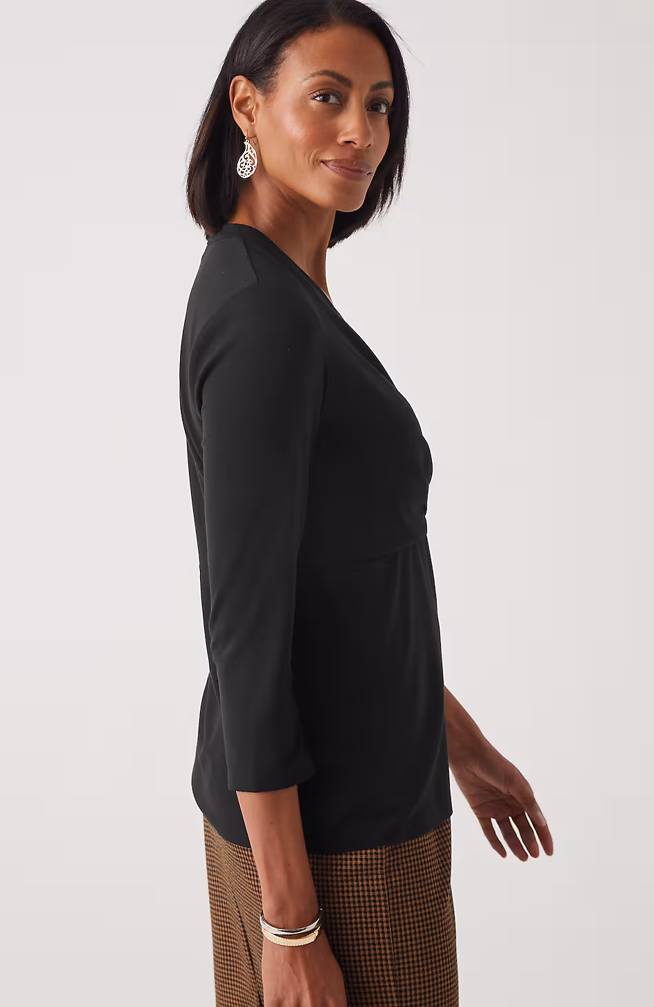 Wearever Draped-Front Top