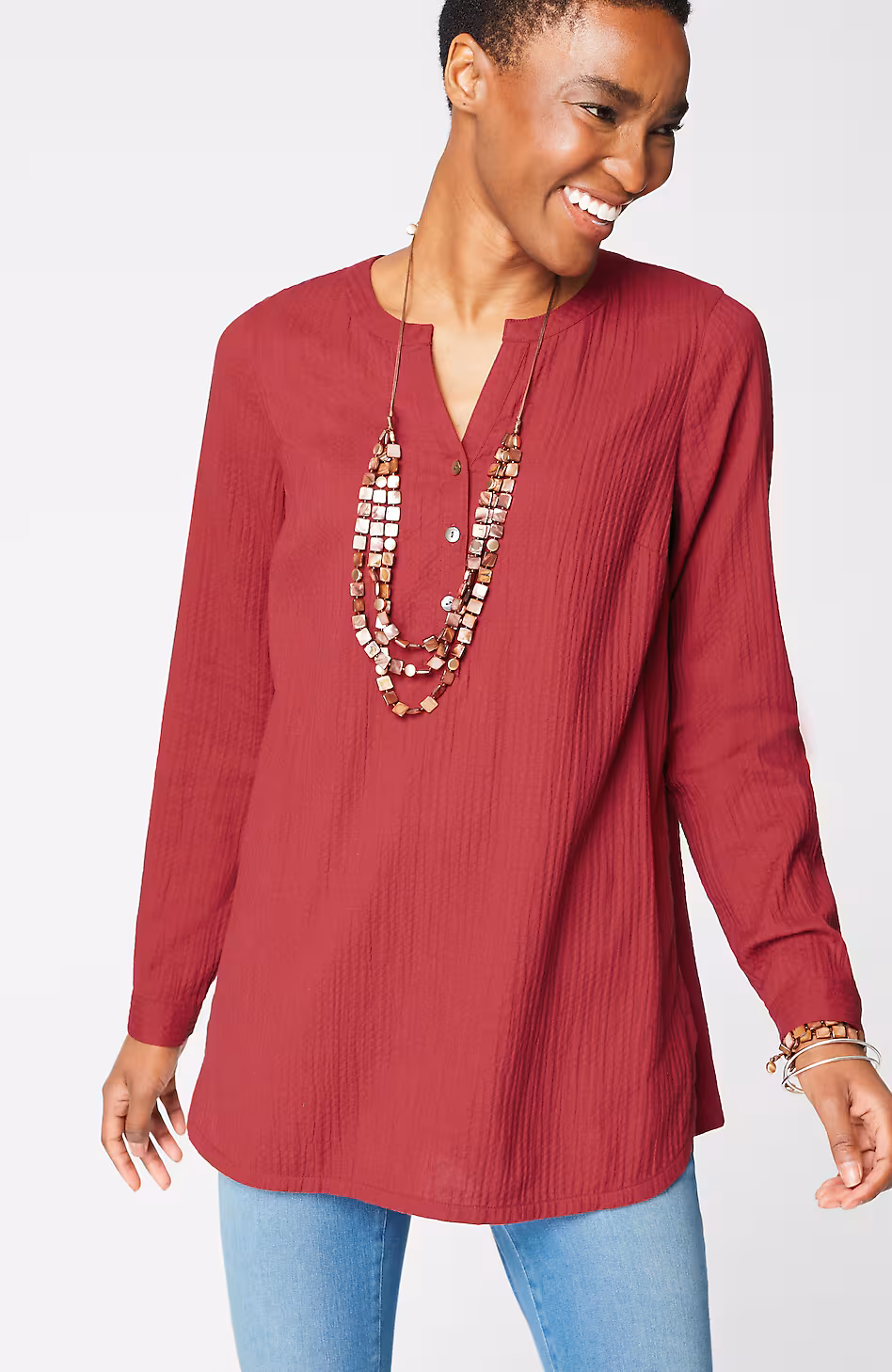 Pure Jill Textured Tunic