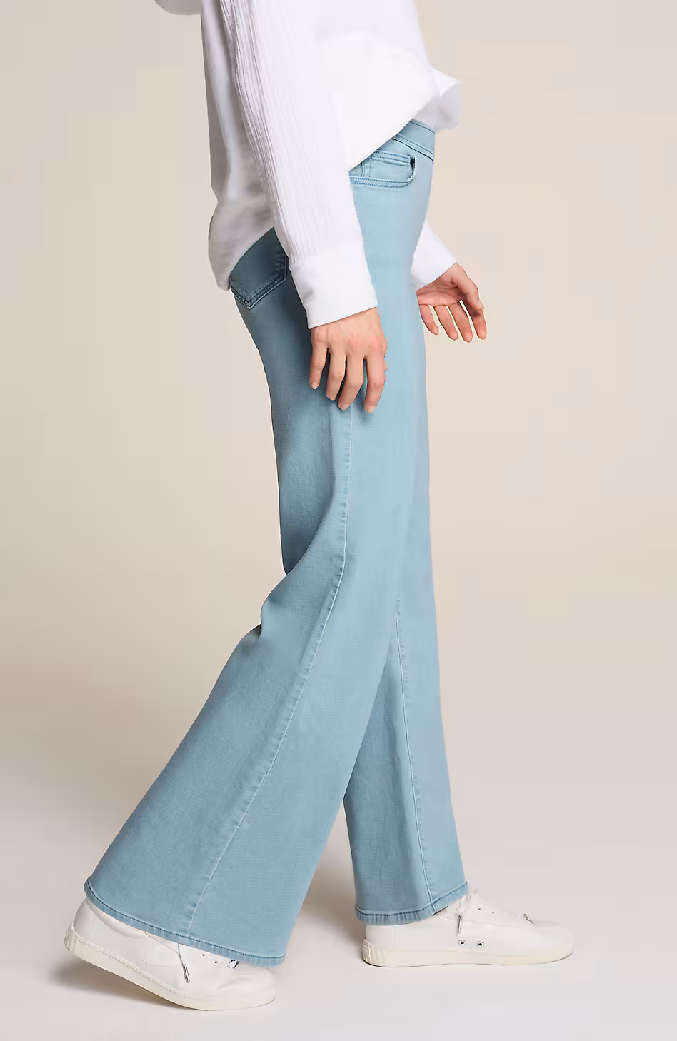 Pure Jill Soft Wide-Leg Jeans