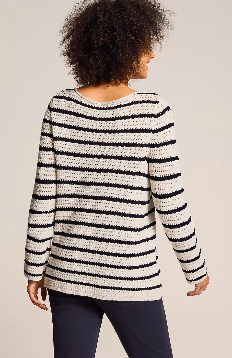 Wearever Open-Textured Stripe Sweater