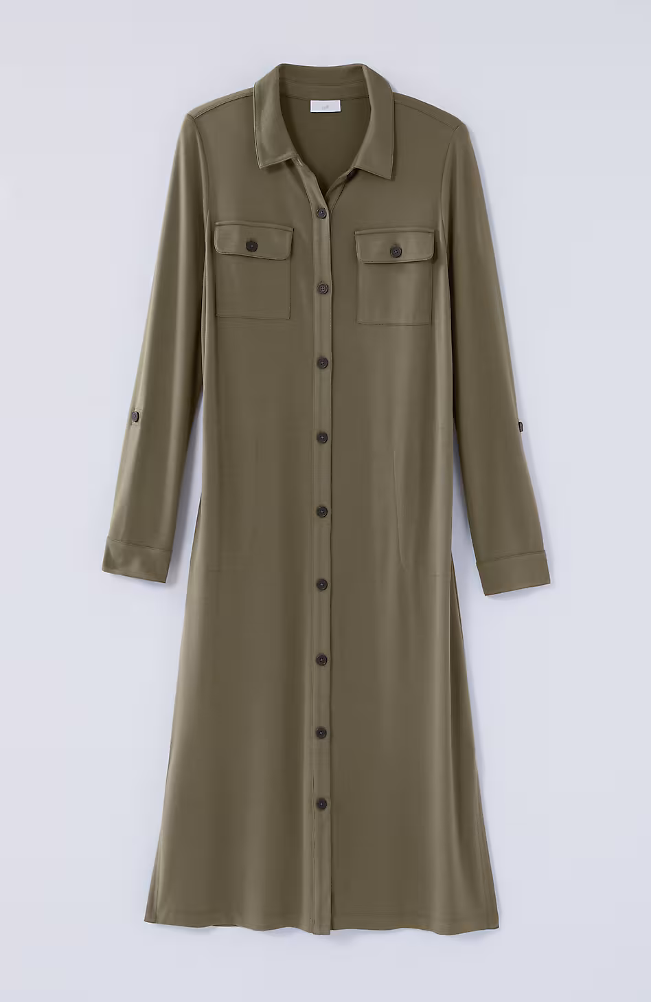 Ponte Knit Shirtdress