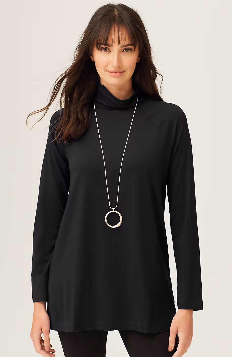 Luxe Supima® Everyday Turtleneck Tunic
