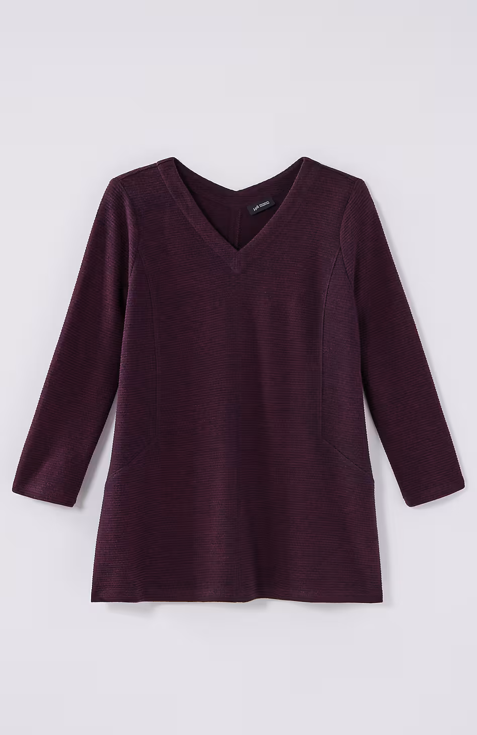 Wearever Double V-Neck Ottoman Top