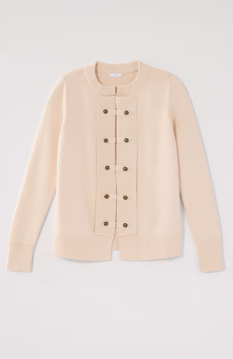 Button-Detailed Sweater-Jacket