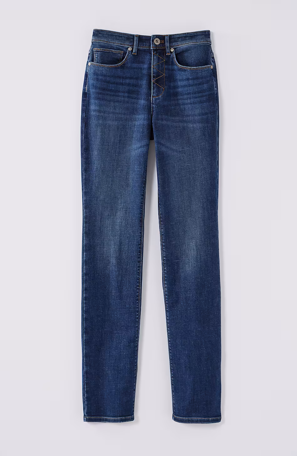 Curvy-Fit Straight-Leg Jeans