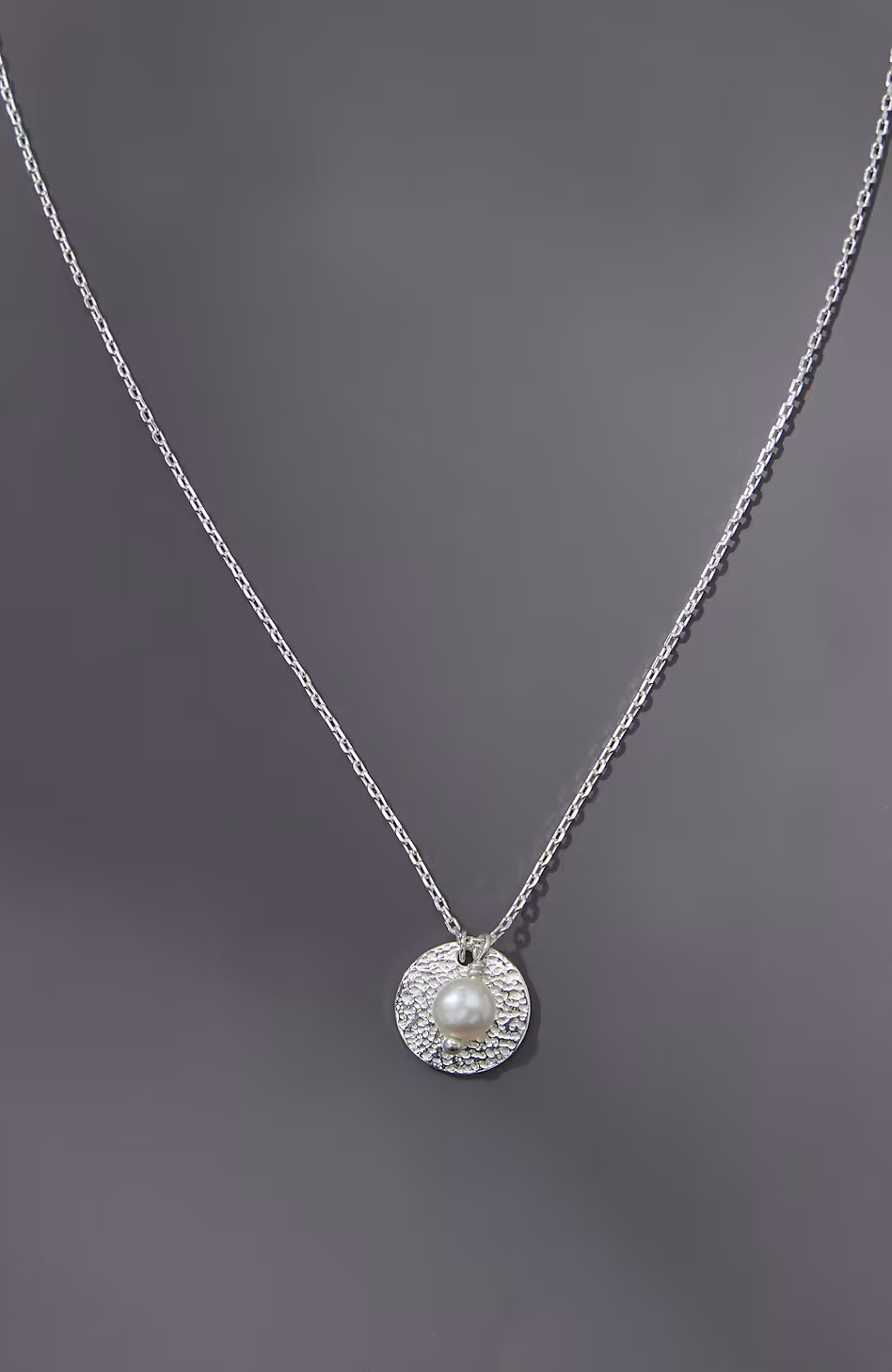 Sterling Silver & Pearl Necklace