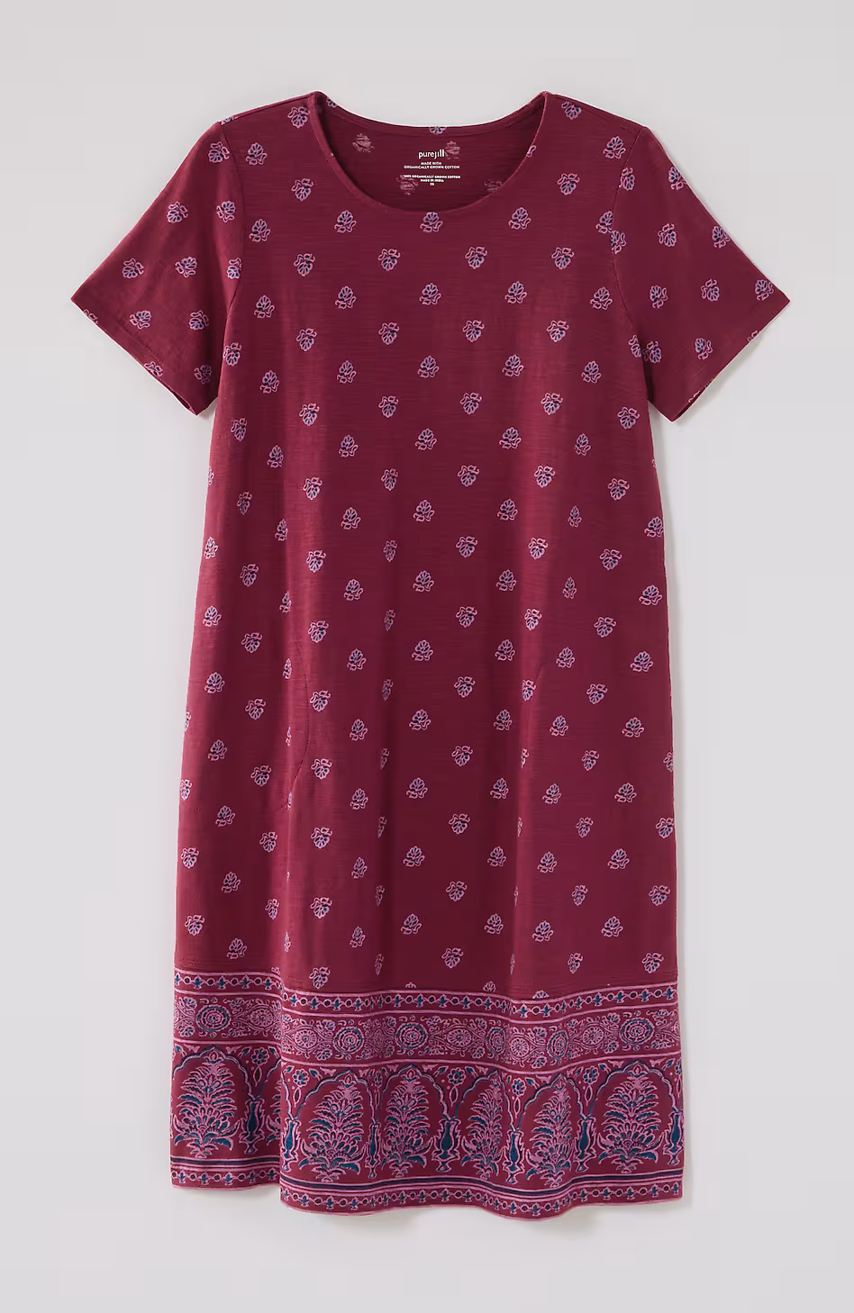 Pure Jill Slub-Knit Dress