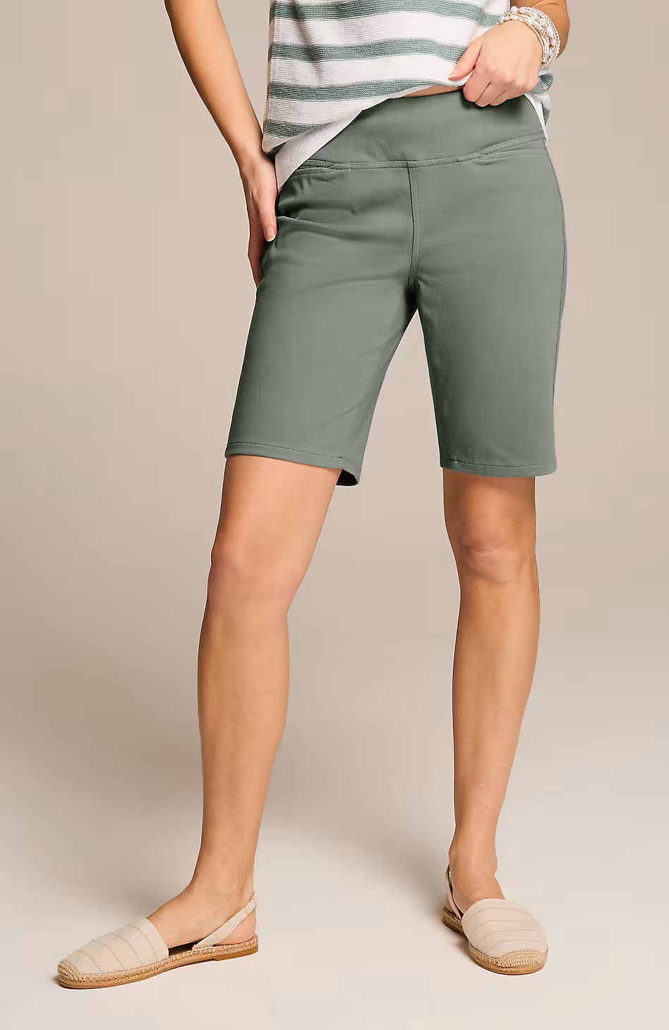 Wearever Smooth-Fit Knit Jean City Shorts