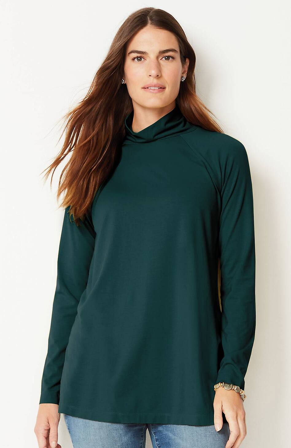 Luxe Supima® Everyday Turtleneck Tunic