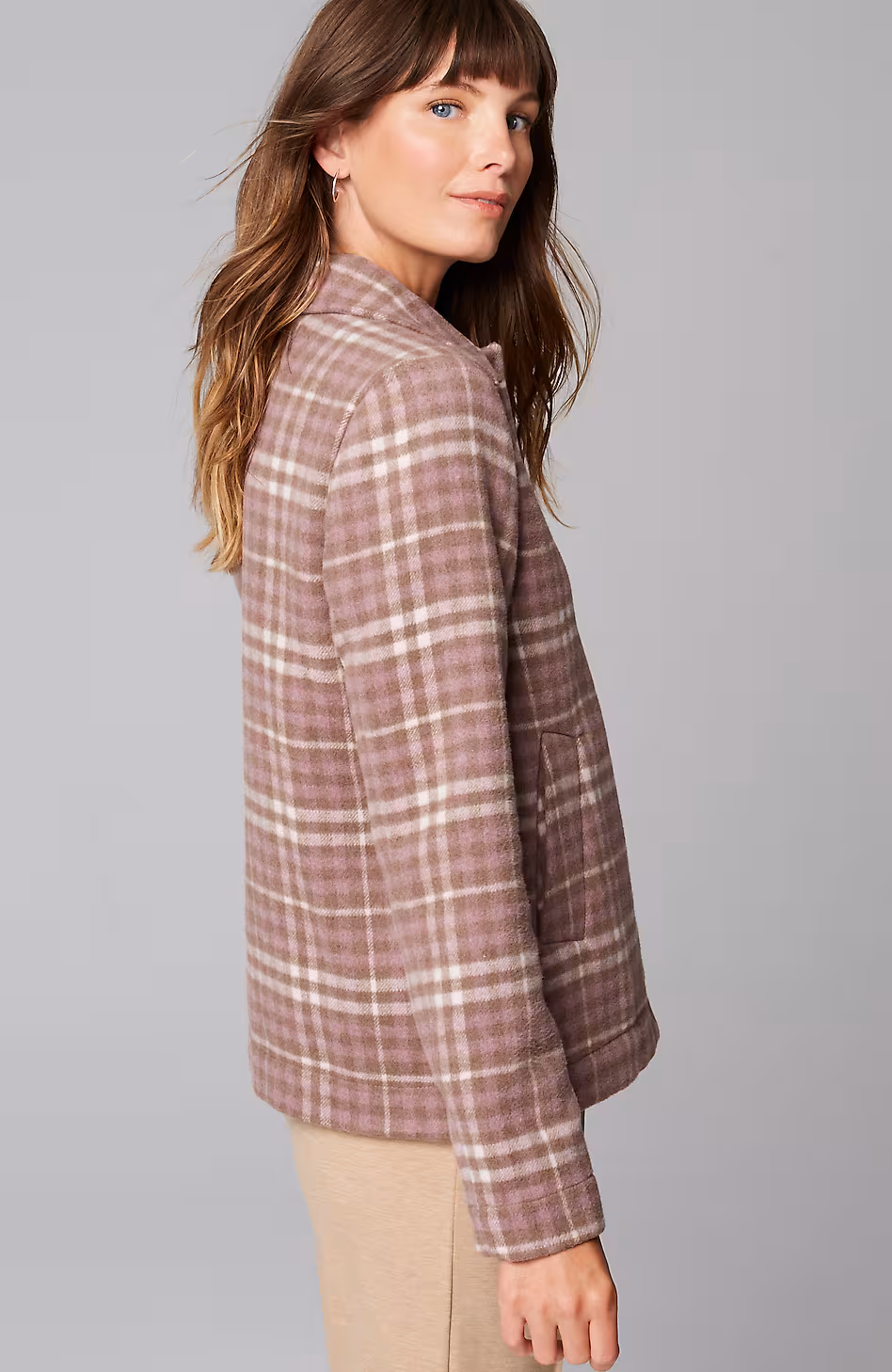 Wearever Double-Face Plaid Jacket