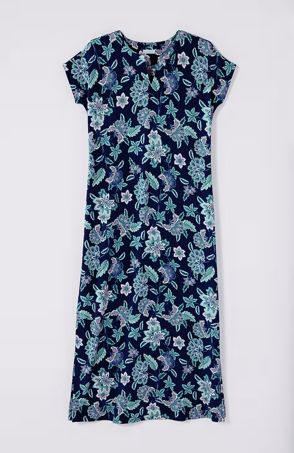 Split-Neck Maxi Dress