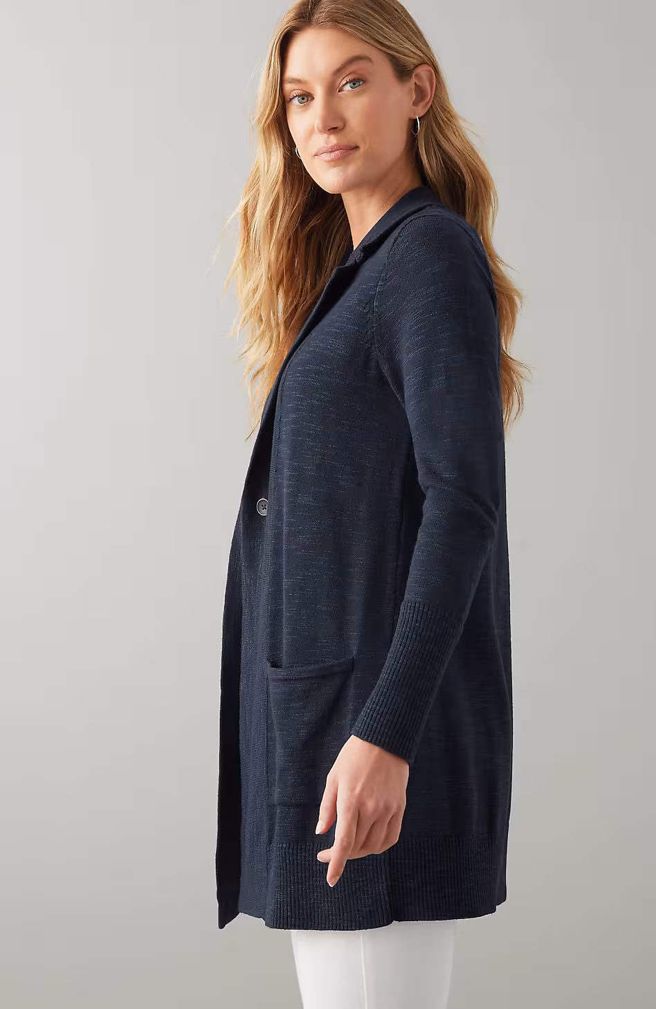 Textured Sweater-Jacket