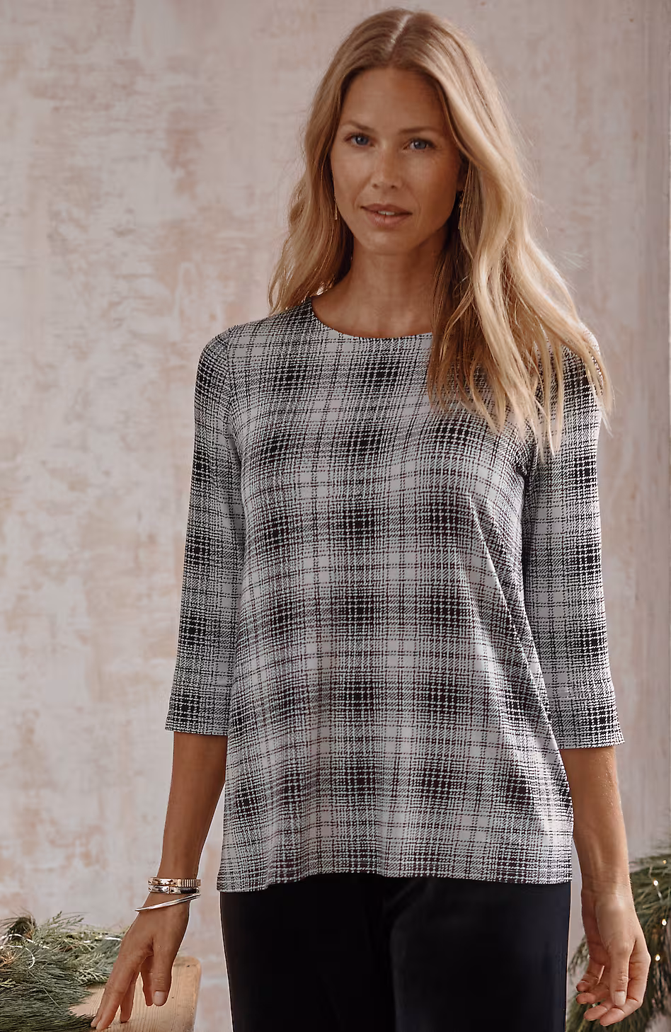 Wearever Ballet-Sleeve Crew-Neck Top