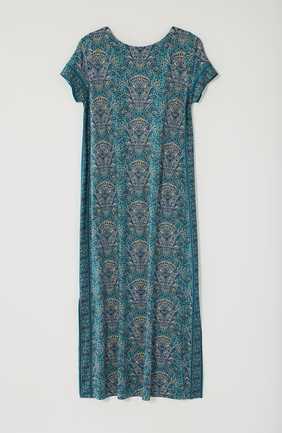 Button-Back Maxi Dress