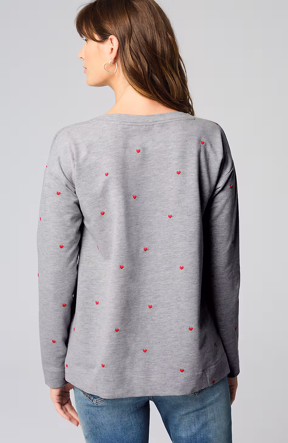 More Love Embroidered Sweatshirt