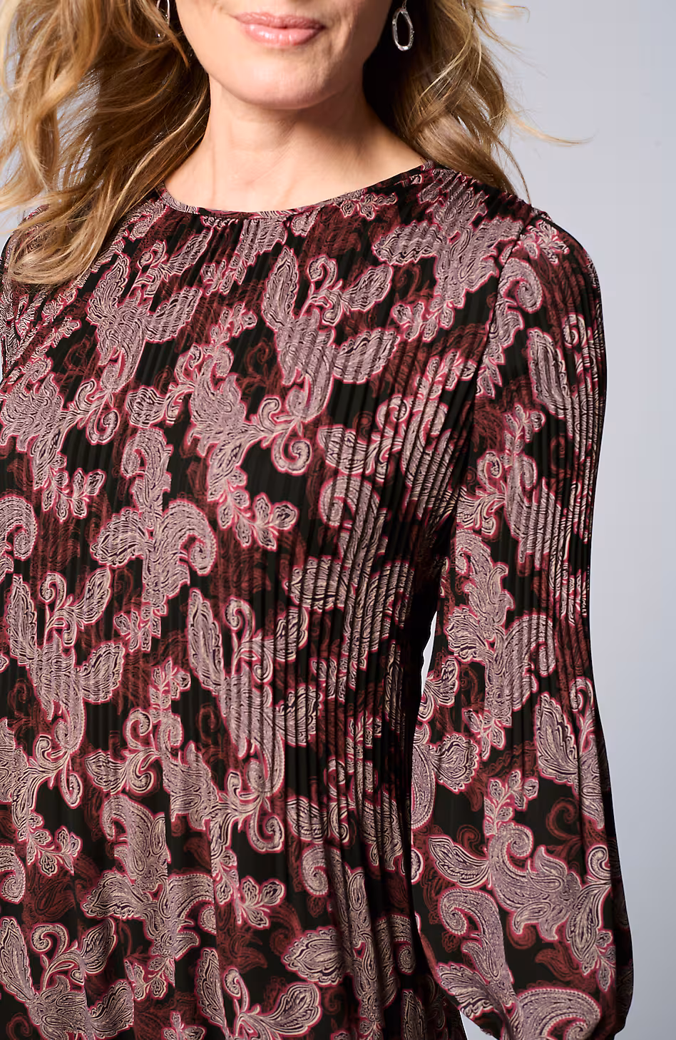 Wearever Sunburst-Pleated Dress