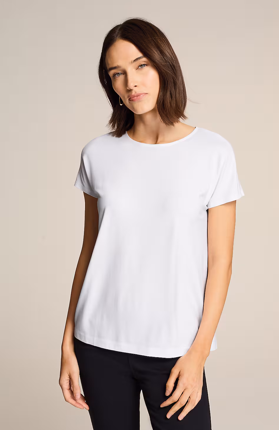 Wearever Easy Cap-Sleeve Tee